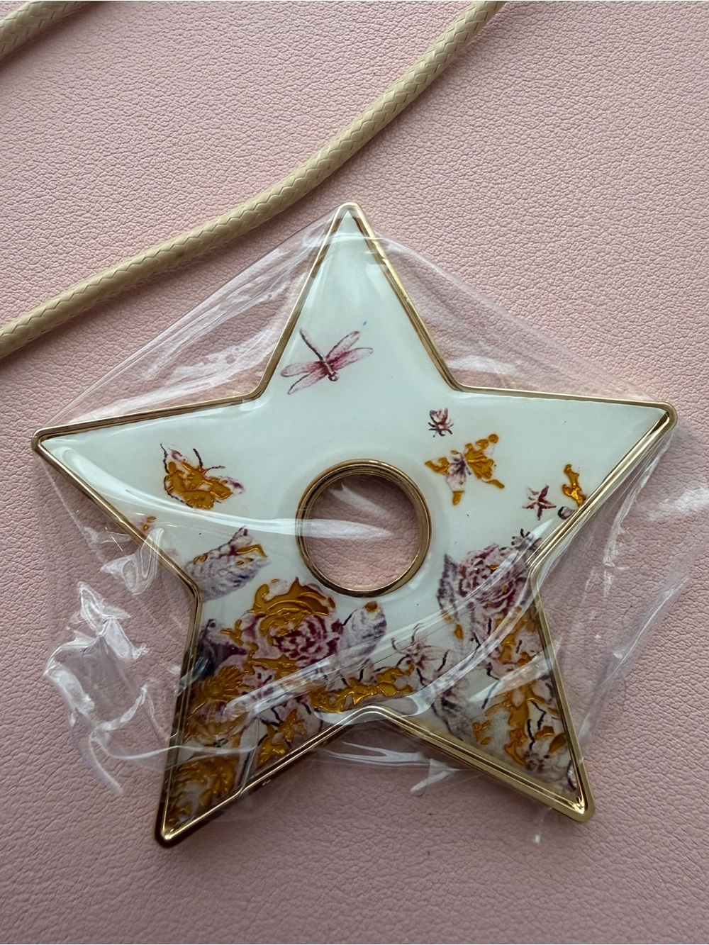 DIOR Beauty Floral Gold Star Charm VIP GWP w/ Box
